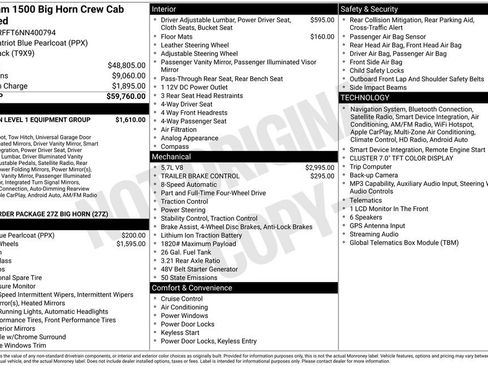 Used 2022 RAM 1500 Big Horn AWD/4WD image 21