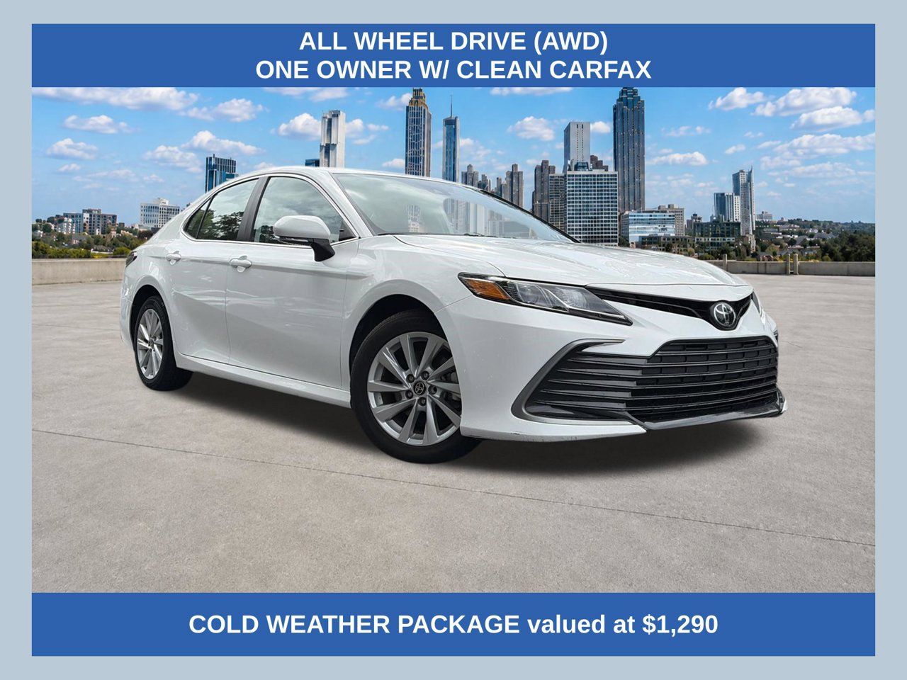 Used 2024 Toyota Camry LE w/ Cold Weather Package AWD/4WD image 1