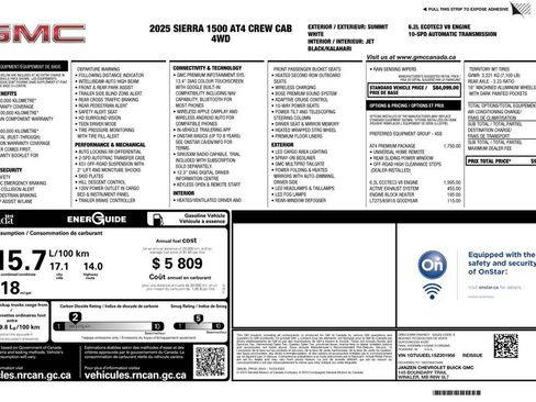 Used 2025 GMC Sierra 1500 AT4 w/ AT4 Premium Package AWD/4WD image 4