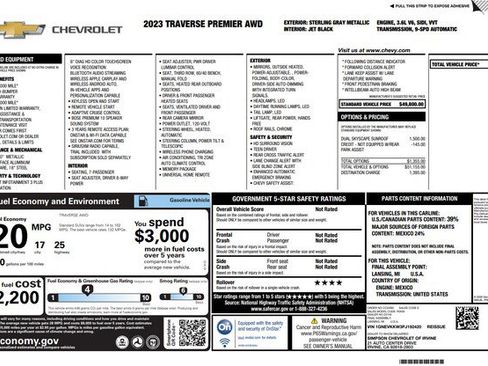 Used 2023 Chevrolet Traverse Premier image 3