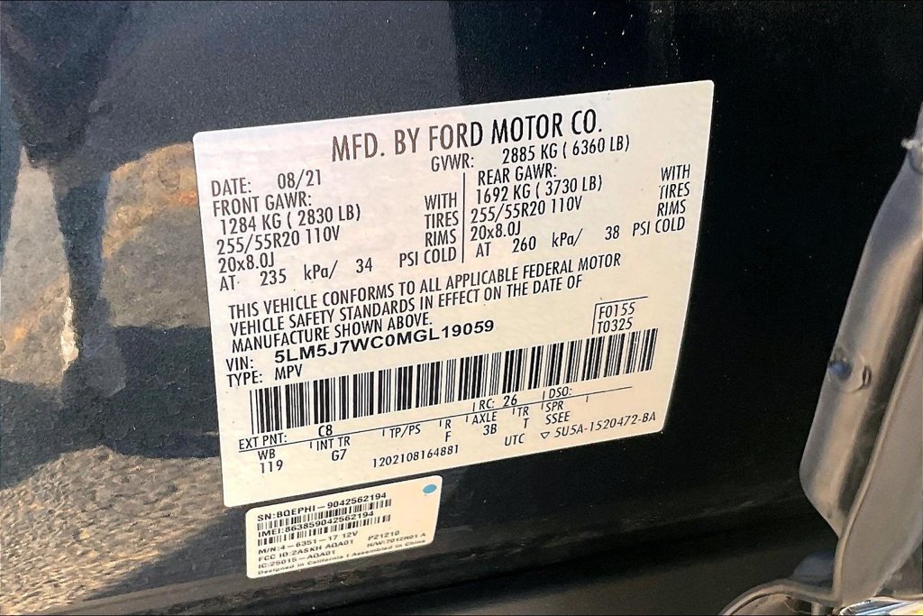 Used 2021 Lincoln Aviator Reserve w/ Equipment Group 201A RWD image 20