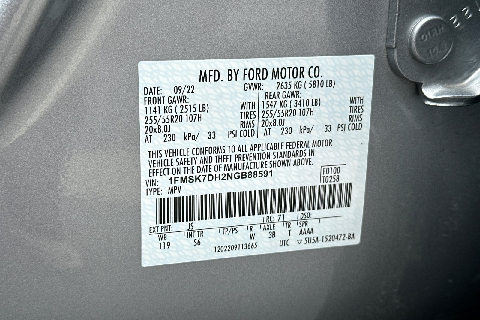 Used 2022 Ford Explorer XLT w/ Equipment Group 202A RWD image 31