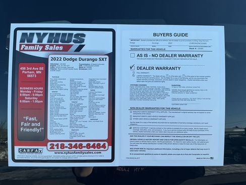 Used 2022 Dodge Durango SXT w/ Trailer Tow Group IV image 50