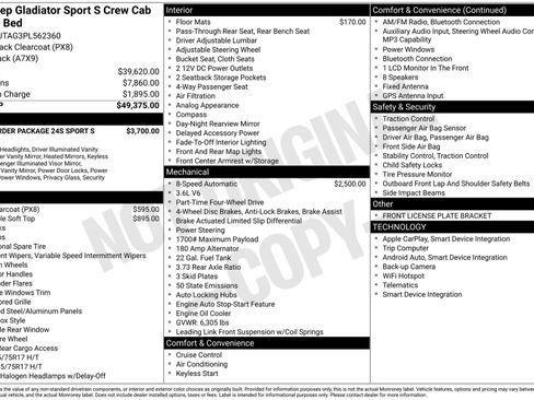 Used 2023 Jeep Gladiator Sport image 44