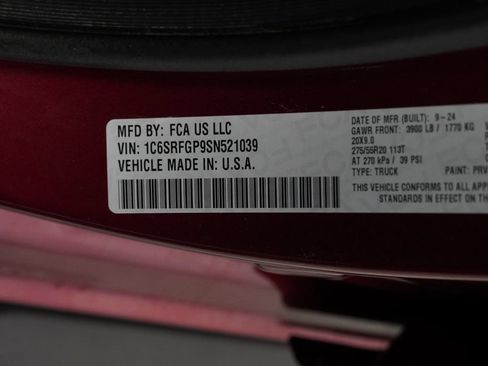 Certified 2025 RAM 1500 Tradesman AWD/4WD image 51