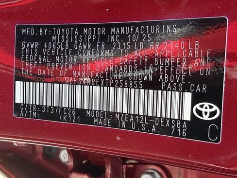 Used 2026 Toyota Corolla SE FWD image 26