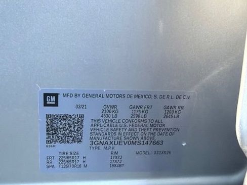 Used 2021 Chevrolet Equinox LT AWD/4WD image 4