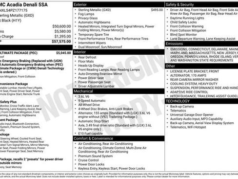 Used 2023 GMC Acadia Denali w/ Denali Ultimate Package image 5