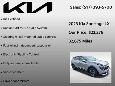 Used 2023 Kia Sportage LX AWD/4WD image 7