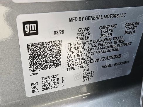 New 2026 Chevrolet Silverado 1500 LT w/ Z71 Off-Road Package AWD/4WD image 22