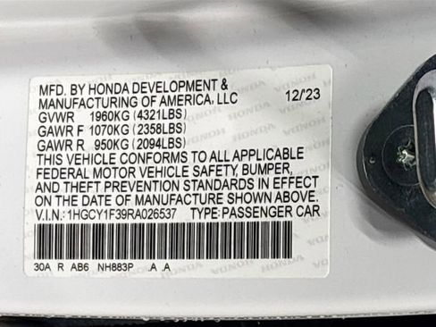 Used 2024 Honda Accord EX image 30