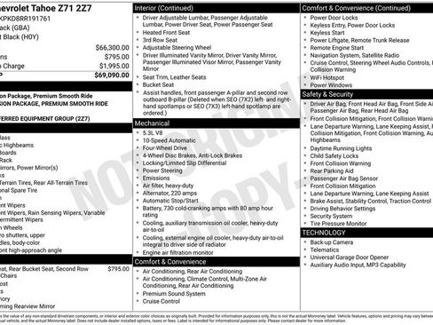 Certified 2024 Chevrolet Tahoe Z71 AWD/4WD image 35