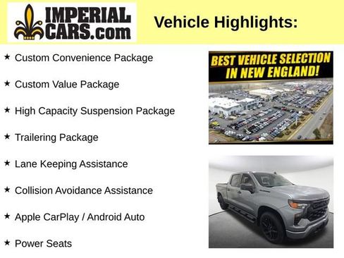Used 2023 Chevrolet Silverado 1500 Custom w/ LPO, Dark Essentials Package AWD/4WD image 3