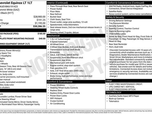 Used 2019 Chevrolet Equinox LT w/ LPO, Cargo Package image 15