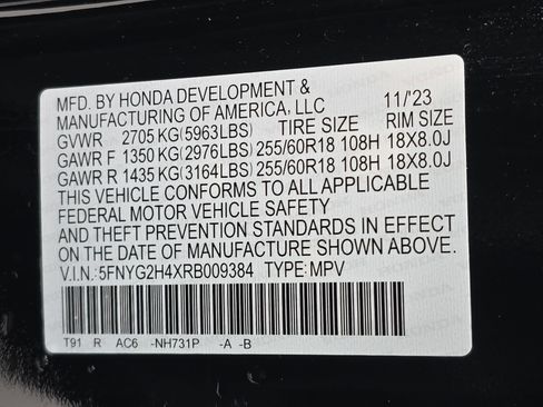 Certified 2024 Honda Pilot EX-L image 36
