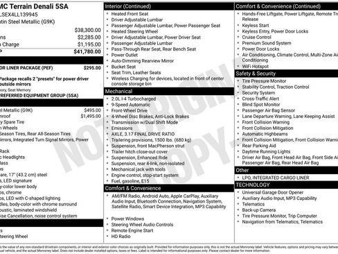 Used 2020 GMC Terrain Denali w/ LPO, Floor Liner Package FWD image 26