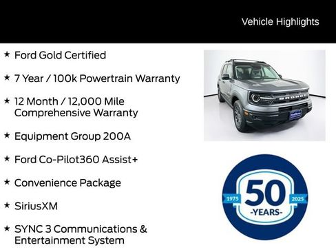 Used 2023 Ford Bronco Sport Big Bend w/ Convenience Package AWD/4WD image 6