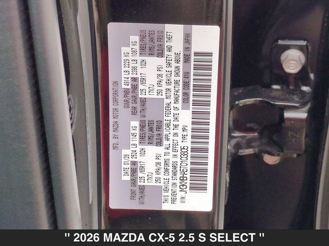 New 2026 MAZDA CX-5 Select AWD/4WD image 27