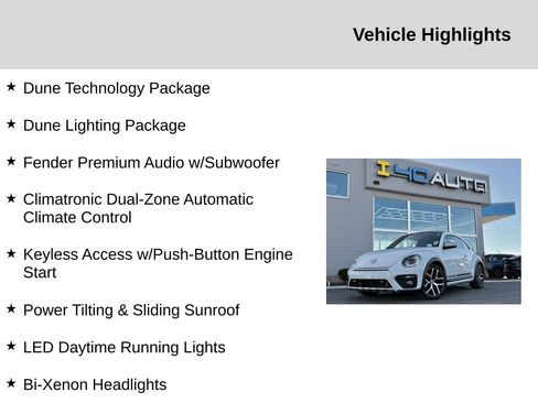 Used 2016 Volkswagen Beetle 1.8T Dune w/ Dune Technology Package image 2
