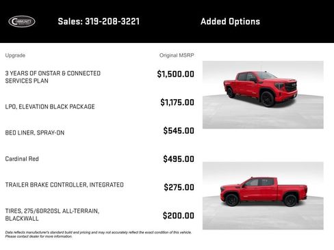 Certified 2022 GMC Sierra 1500 Elevation w/ LPO, Elevation Black Package image 2