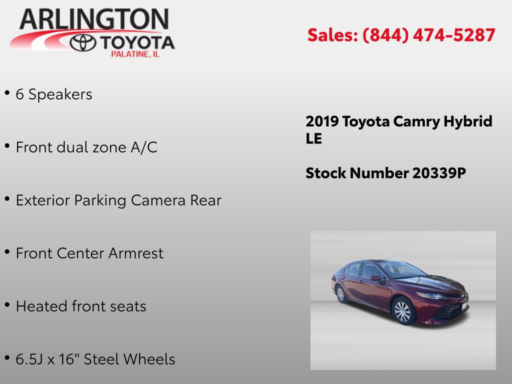 Used 2019 Toyota Camry LE FWD image 2
