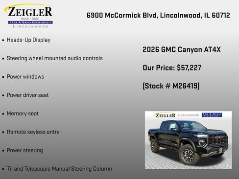 New 2026 GMC Canyon AT4X AWD/4WD image 18