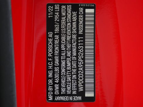 Used 2023 Porsche 911 Cabriolet AWD/4WD image 19