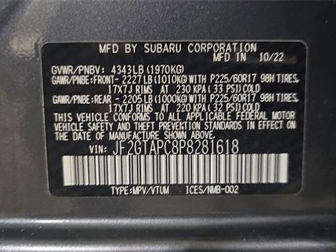 Used 2023 Subaru Crosstrek 2.0i Premium image 30