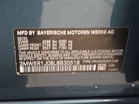 Used 2020 BMW 330i Sedan w/ Convenience Package image 33