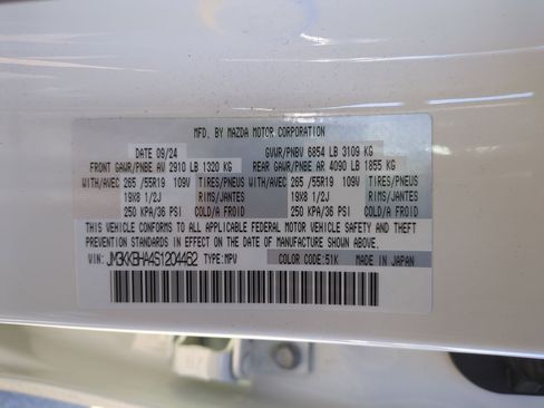 Certified 2025 MAZDA CX-90 Plug-In Hybrid w/ Preferred image 35