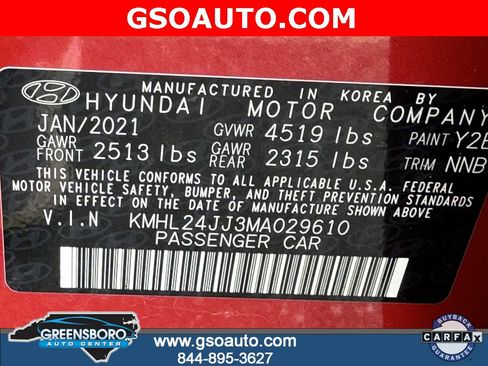 Used 2021 Hyundai Sonata Blue image 40