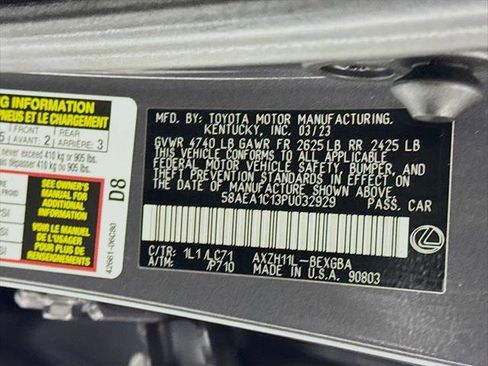 Certified 2023 Lexus ES 300h w/ Accessory Package (Z1) image 36