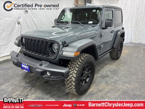 Certified 2025 Jeep Wrangler Sport AWD/4WD image 1