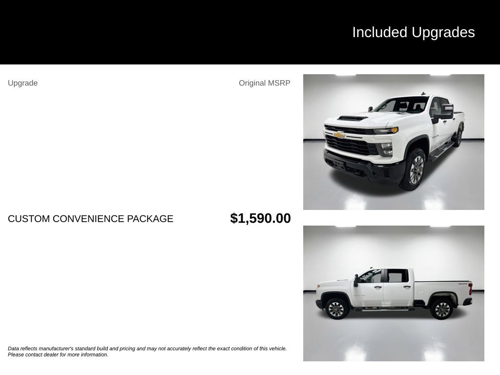 Used 2024 Chevrolet Silverado 2500 Custom w/ Custom Convenience Package AWD/4WD image 7