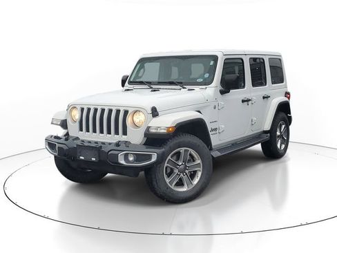 Used 2021 Jeep Wrangler Unlimited Sahara w/ Uconnect 4C Nav & Sound Group image 1