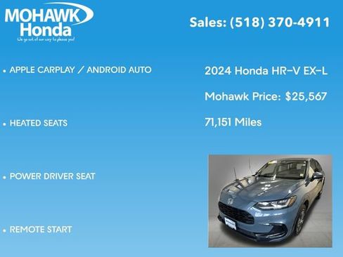 Used 2024 Honda HR-V EX-L image 14