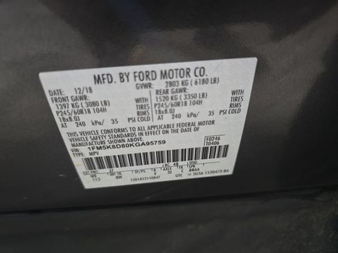 Used 2019 Ford Explorer XLT w/ Class III Trailer Tow Package AWD/4WD image 32