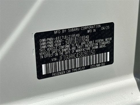 New 2025 Subaru Impreza RS image 30