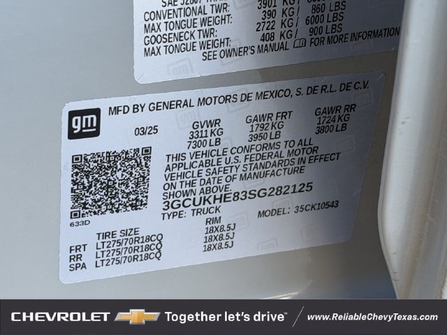 Used 2025 Chevrolet Silverado 1500 ZR2 w/ Technology Package AWD/4WD image 40