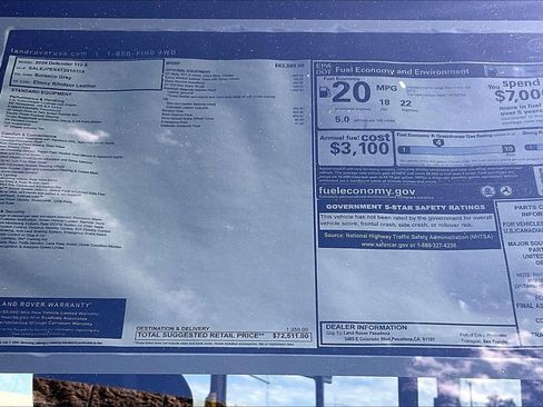 New 2026 Land Rover Defender 110 S AWD/4WD image 19