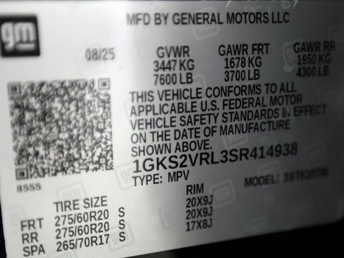 Used 2025 GMC Yukon AT4 Ultimate w/ LPO, Illumination Package image 55