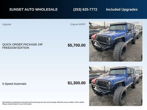 Used 2014 Jeep Wrangler Unlimited Sport AWD/4WD image 4