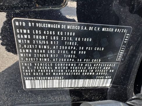 Used 2026 Volkswagen Taos S FWD image 14