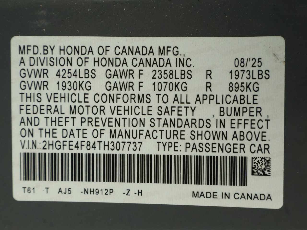 Used 2026 Honda Civic Sport Touring image 16