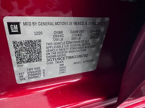 Used 2021 GMC Sierra 1500 Elevation AWD/4WD image 24