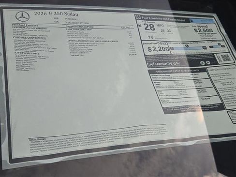 New 2026 Mercedes-Benz E 350 Sedan image 15