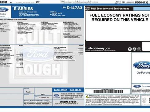 Used 2023 Ford E-350 and Econoline 350 Super Duty w/ Power Windows & Locks Group RWD image 4
