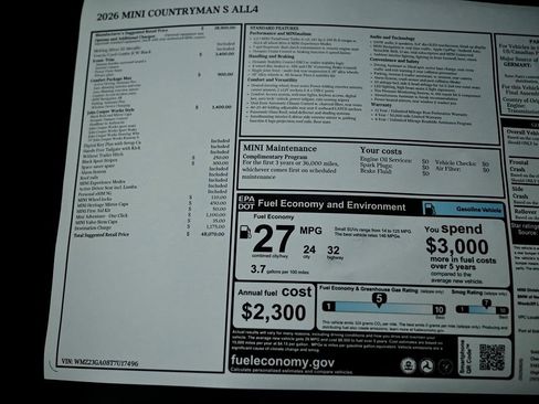 New 2026 MINI Cooper Countryman S w/ Comfort Package Max image 39