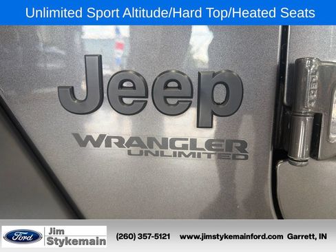 Used 2021 Jeep Wrangler Unlimited Sport AWD/4WD image 5
