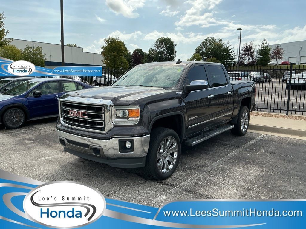 Used 2015 GMC Sierra 1500 SLT w/ SLT Crew Cab Value Package AWD/4WD image 1